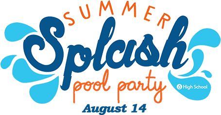 Full Size 484 × - Summer Splash Pool Party (484x264), Png Download