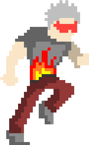 Guy Fieri - Pixel Art (450x610), Png Download