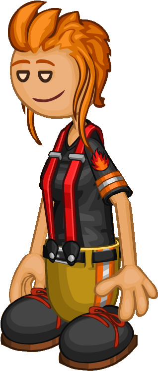 Ember - Papa Louie Ember Tony (358x785), Png Download