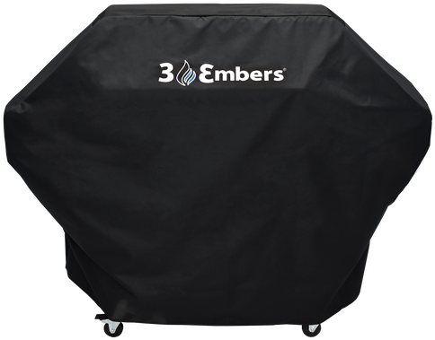 3 Embers 57 In. Premium Grill Cover, Black (498x498), Png Download