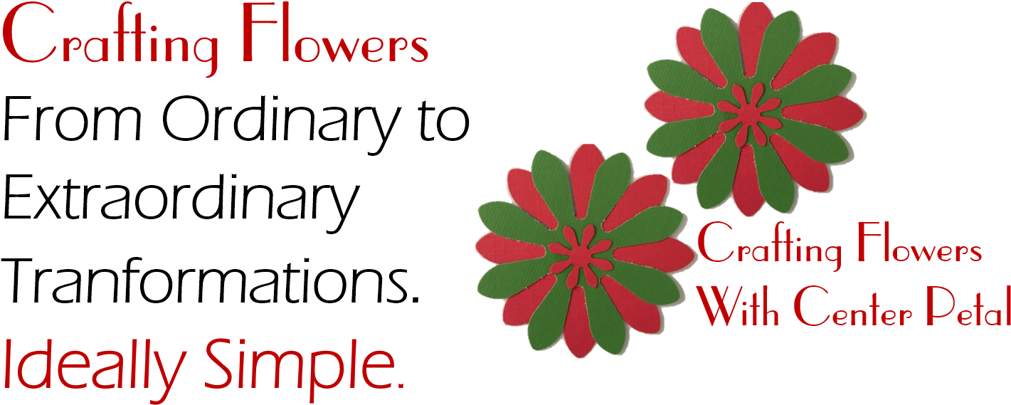 Crafting Flower Petals - Graphic Design (1538x690), Png Download