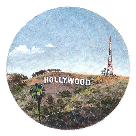 The Hollywood Sign - Hollywood Sign Transparent (461x461), Png Download