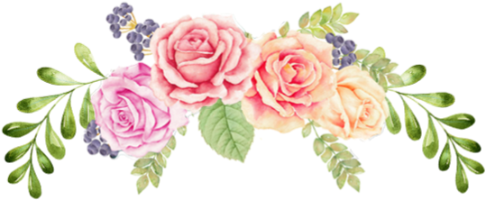 Report Abuse - Watercolor Flowers Pink Border (640x250), Png Download