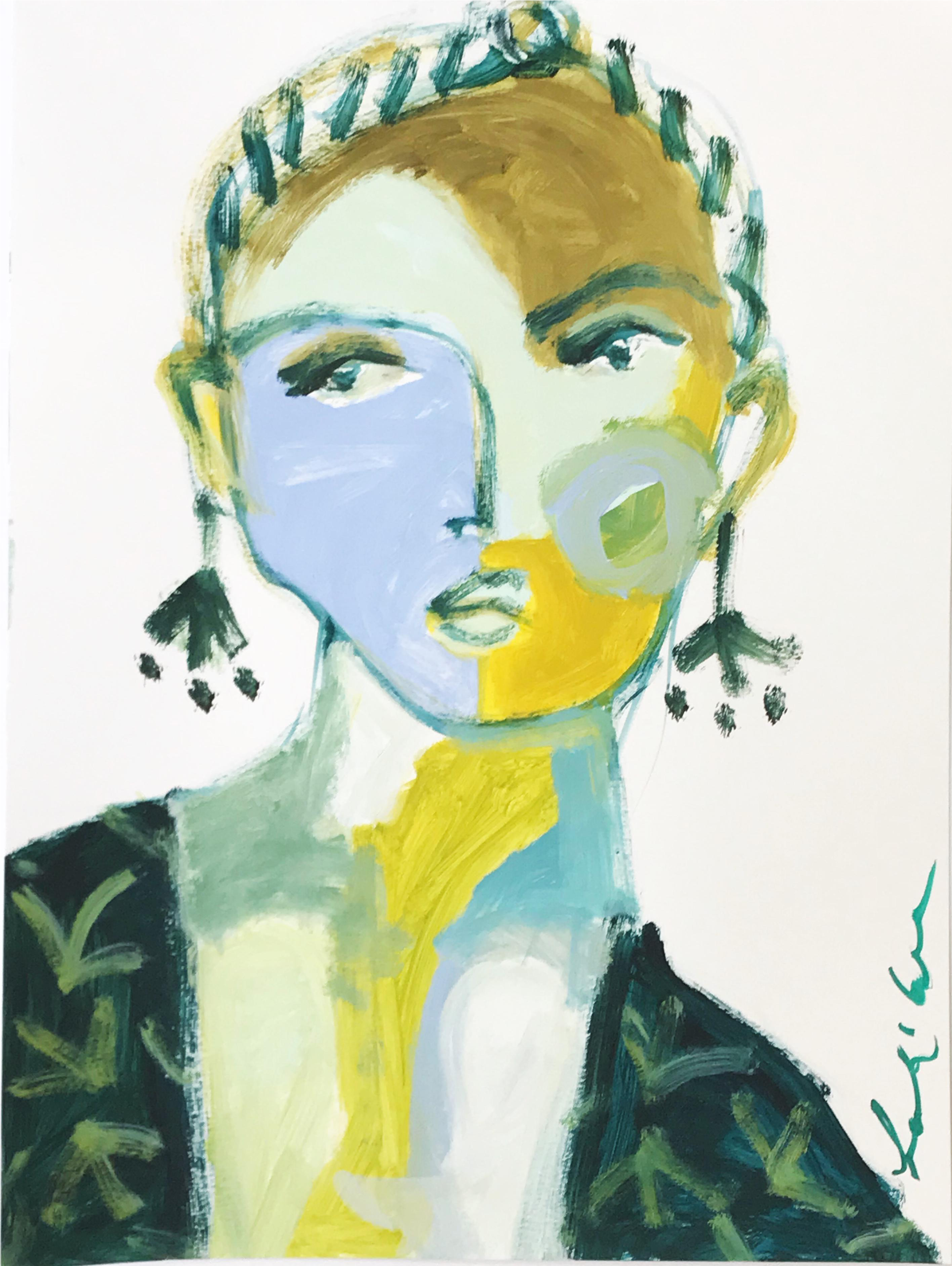 Leslie Weaver Mirella Original - Drawing (3150x4187), Png Download