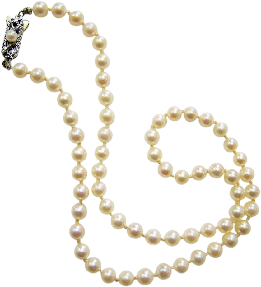 Mikimoto Pearl Necklace 31.5 (922x922), Png Download