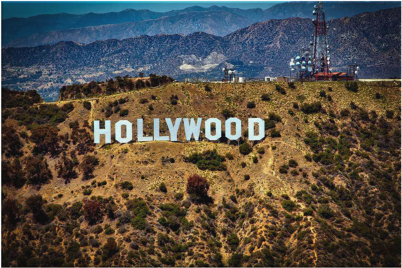 Hollywood Sign - Art Print: Hollywood By Kimberly Allen : 13x19in (600x600), Png Download