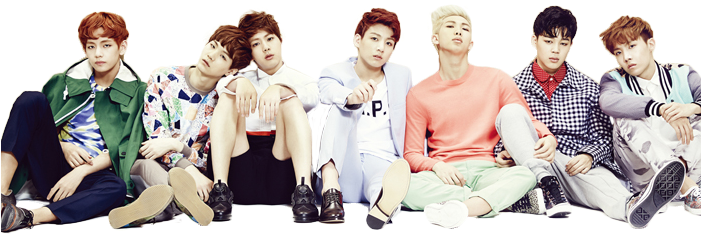Bts Kpop Png Jpg Library Stock - Bts Calendar 2017 Printable (700x248), Png Download
