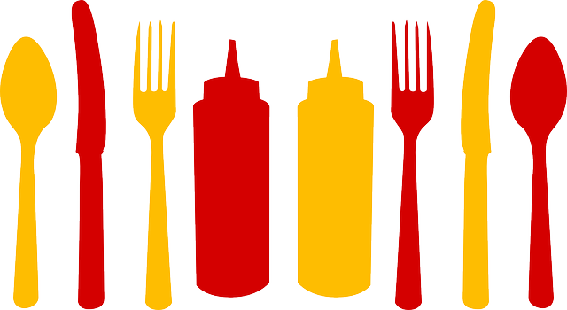 Clip Art Free Library Free Image On Pixabay Bar Ketchup - Utensils Clipart (640x350), Png Download