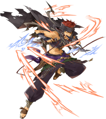 Jaffar Angel Of Death Btlface C - Fire Emblem Heroes Jaffar (340x388), Png Download