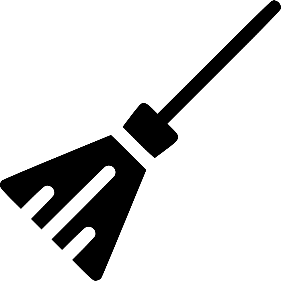 Broom Comments - Rubber Stamping (980x982), Png Download