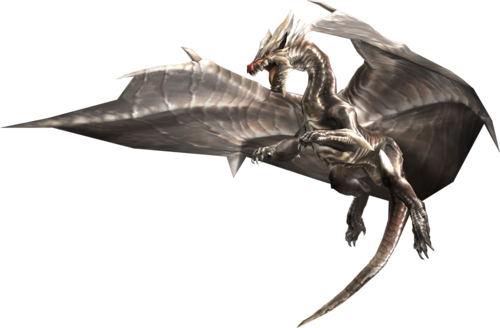 This Majestic Son Of A Gun Is The Only Elder Dragon - Monster Hunter Kushala Daora (500x328), Png Download