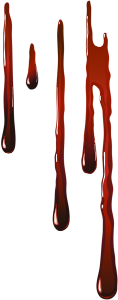 0, - Blood Drops Png (246x600), Png Download
