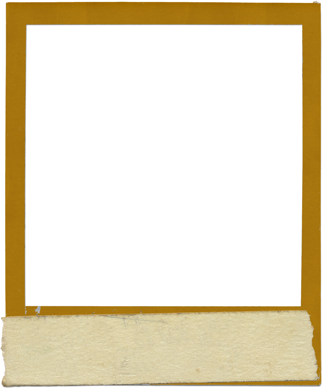 Vintage Polaroid Frame Png (1370x1600), Png Download