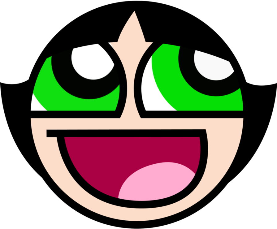 Download Free High Quality Awesome Face Png Transparent - Buttercup Face (894x894), Png Download