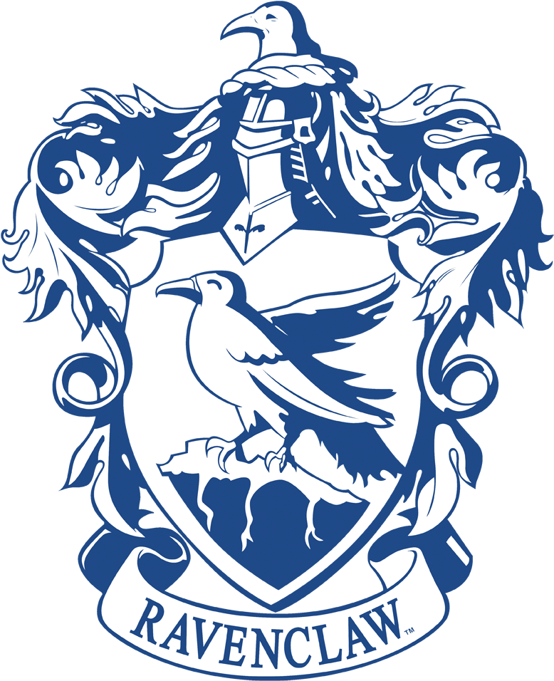 Harry Potter Ravenclaw Crest Men's Crewneck Sweatshirt - Harry Potter Playing Cards Deck (855x1023), Png Download