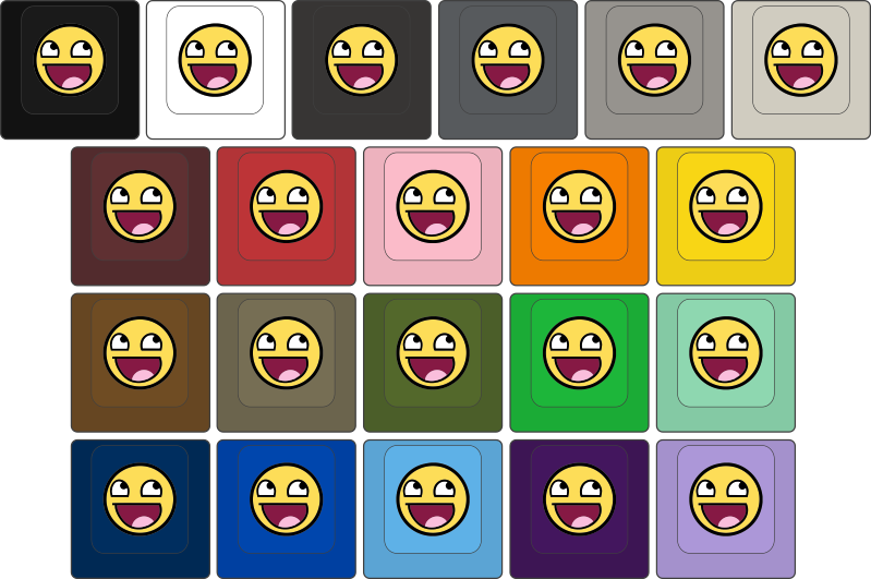 Awesome Face Cherry Mx Keycap - Awesome Face Shower Curtain (799x531), Png Download