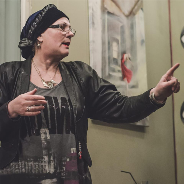 Figurative Paintervera Dan - Art (599x768), Png Download