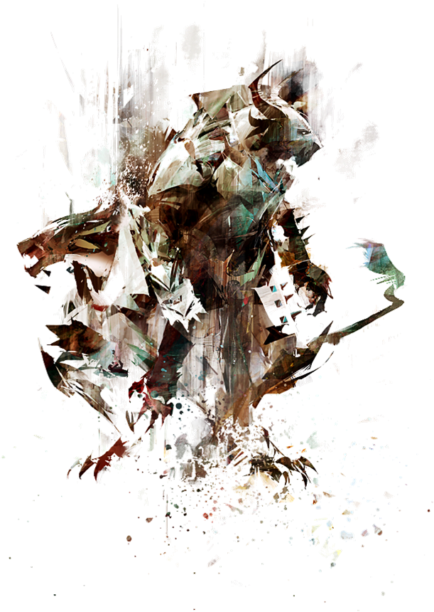 Asura Asura Sylvari Sylvari Human Human Norn Norn Charr - Guild Wars 2 (672x895), Png Download