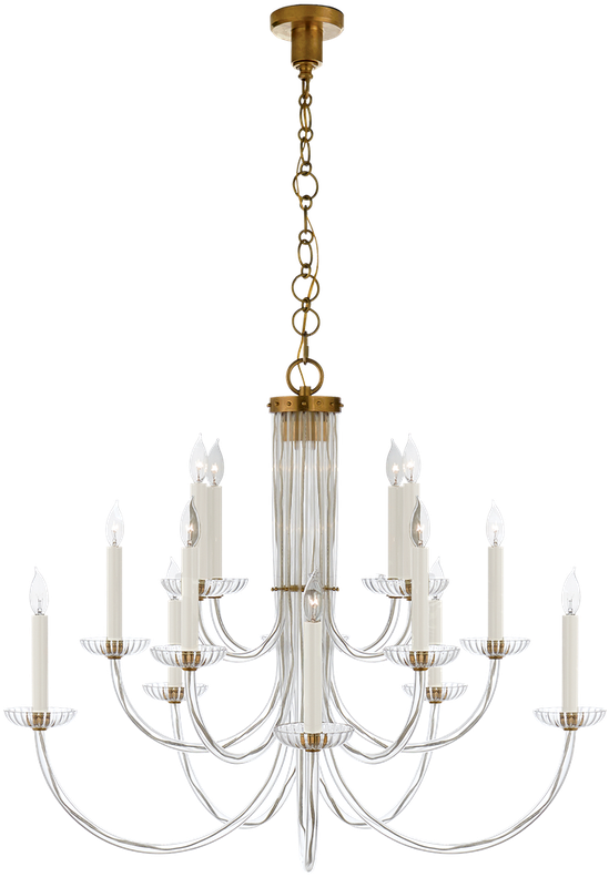 Visual Comfort Wharton Chandelier - Chandelier (800x800), Png Download