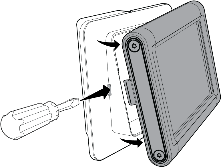 How Do I Remove My Controller From The Mounting Bracket - Sketch (800x600), Png Download