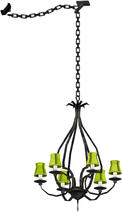 Chandelier - Portable Network Graphics (447x726), Png Download