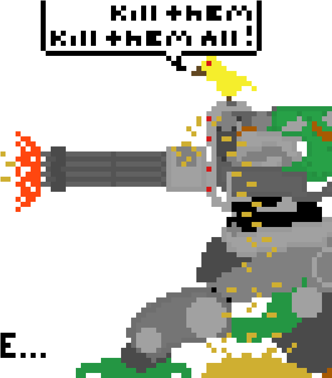 Bastion The Killing Machine - Illustration (660x770), Png Download