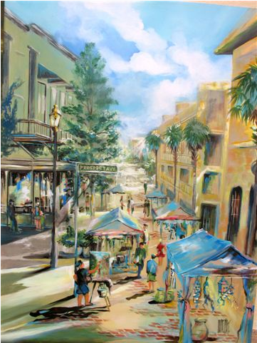 Baldwin Park City Talk - Painting (870x580), Png Download