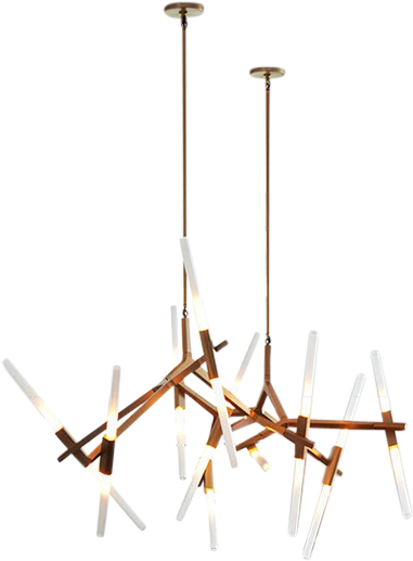 [victoria] Branched Out Chandelier - Replica Lustre 10 Bulb Agnes Chandeliers (553x646), Png Download