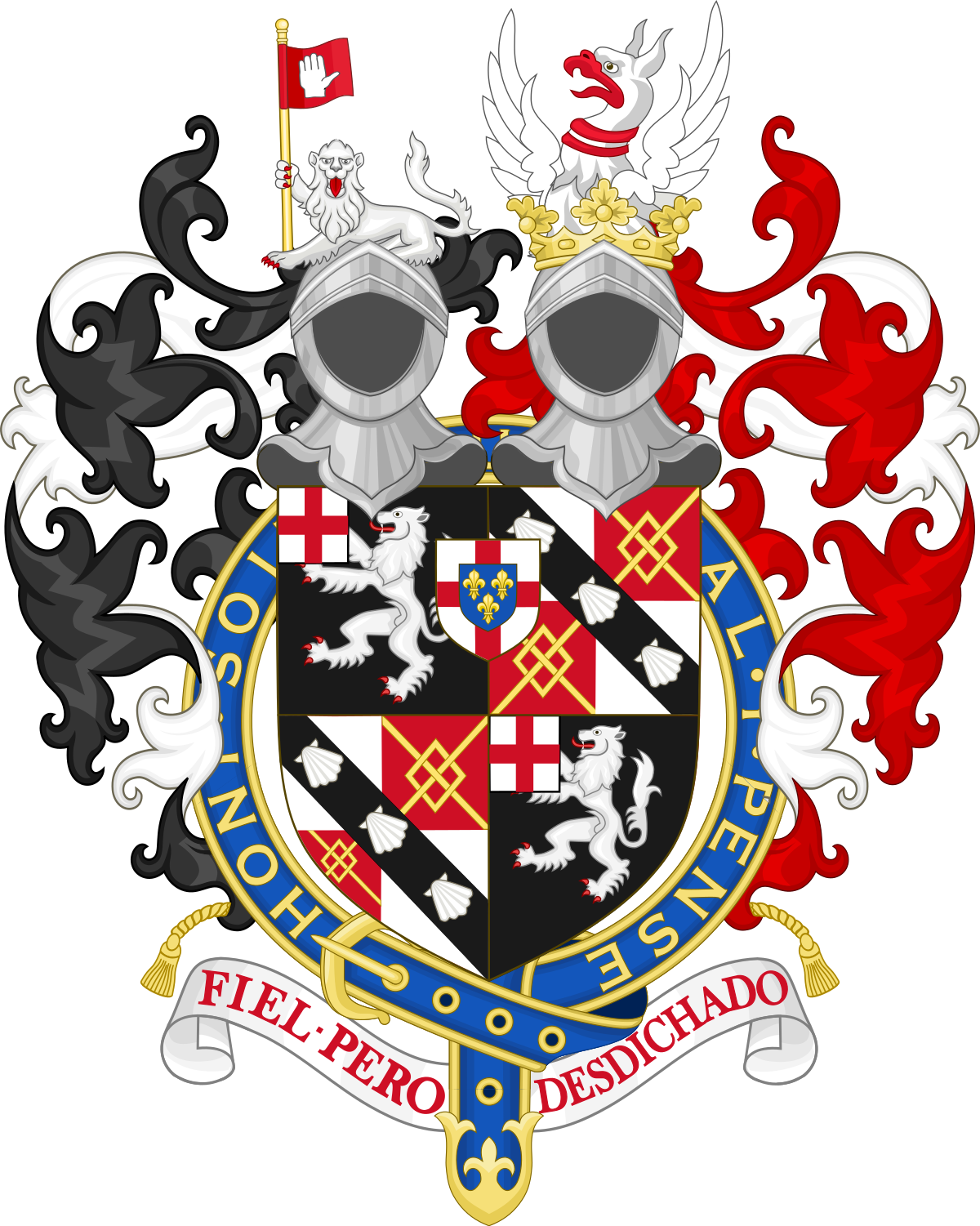 Winston Churchill Coat Of Arms (1200x1501), Png Download