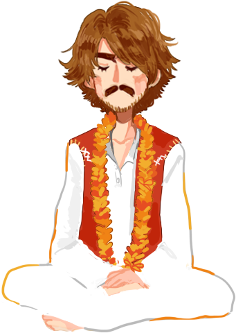 Go To Image - George Harrison (438x542), Png Download