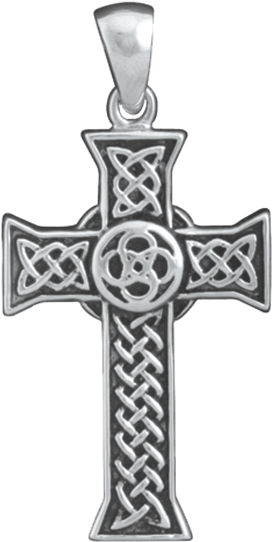 Celtic Cross Pendant - Celtic Cross Pendant Jewelry Tribal Necklace Art (555x555), Png Download