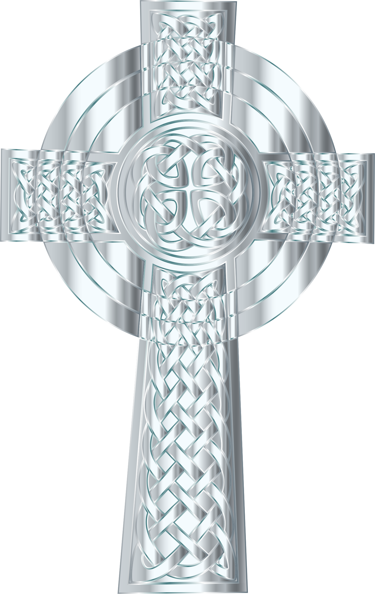 Crucifix Clipart Ornate Cross - Celtic Cross Transparent Clipart (1475x2333), Png Download