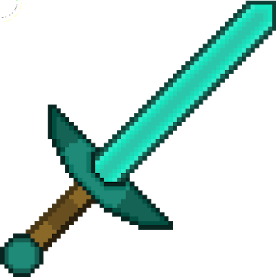 Minecraft Diamond Sword Png - Espada De Minecraft Faithful (399x400), Png Download