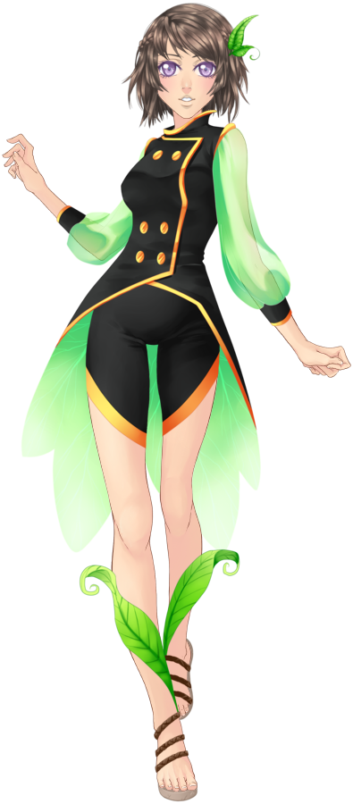 Outfit Spring Flower - Eldarya Spring Flower (395x900), Png Download