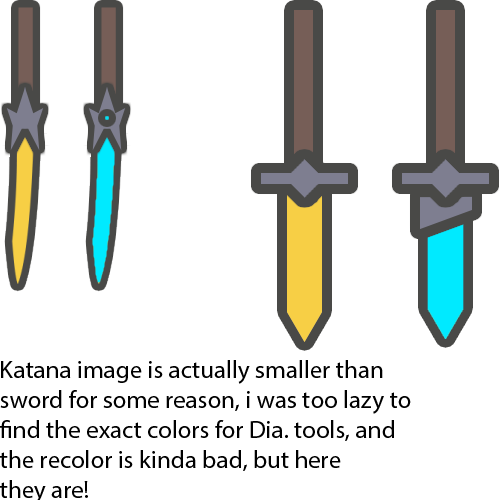 New Gold/diamond Sword And Katana Designs - Moomoo Io Diamond Katana (500x500), Png Download