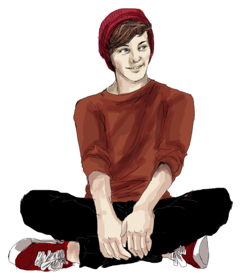 Louis Tomlinson Transparent Download - Louis Tomlinson Fan Art Transparent (500x562), Png Download