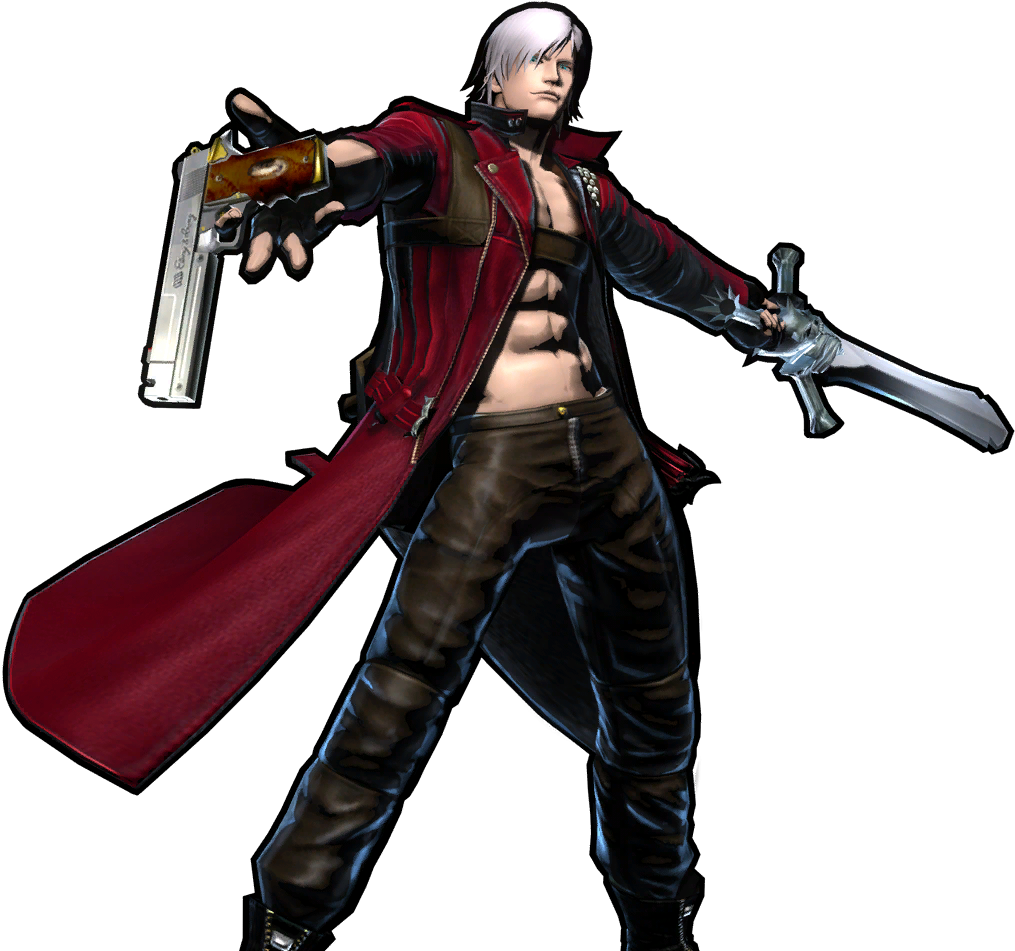 Dante Transparent Background Png - Marvel Vs Capcom 3 Renders (1024x1024), Png Download