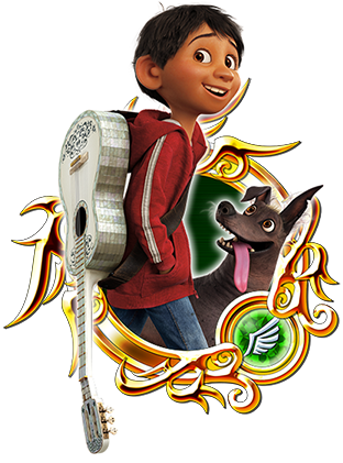 Miguel & Dante - Coco Miguel Y Dante (312x421), Png Download