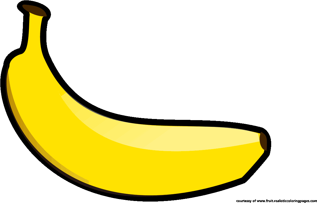 Banana Yellow Clip Art - Clip Art (1280x720), Png Download