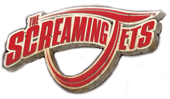 The Screaming Jets - Screaming Jets Logo (581x331), Png Download