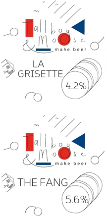 Beer Tallboy & Moose La Grisette & The Fang - The Crafty Pint (300x475), Png Download