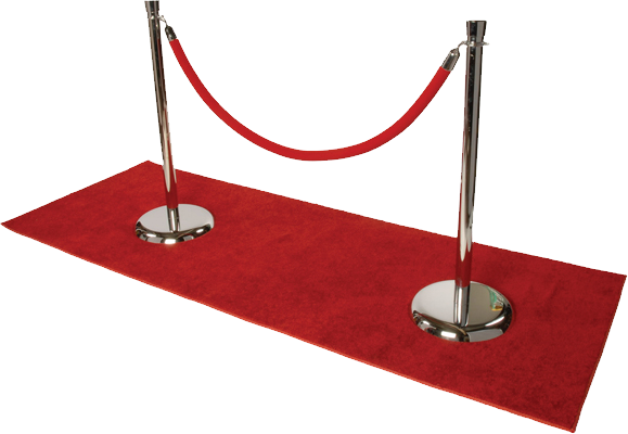 Red Carpet Png - Stanchions And Velvet Rope (579x400), Png Download