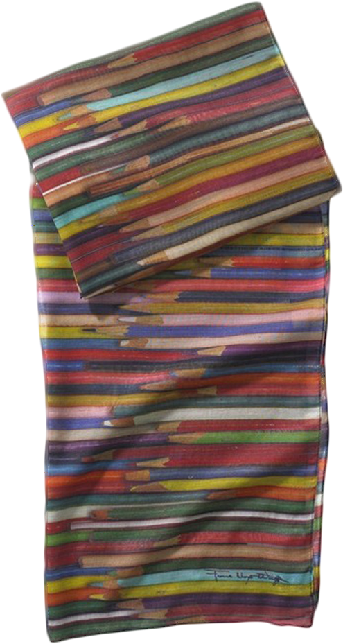 Frank Lloyd Wright Pencil Scarf (1000x1000), Png Download