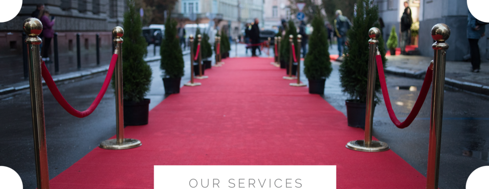 Our Services - Red Carpet (1000x388), Png Download