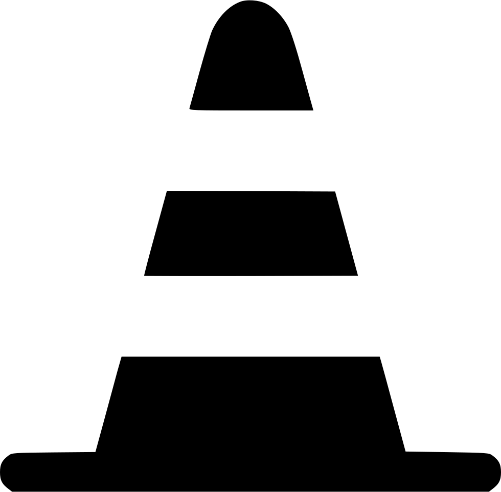 Cone Emergency Under Construction - Icon (980x962), Png Download