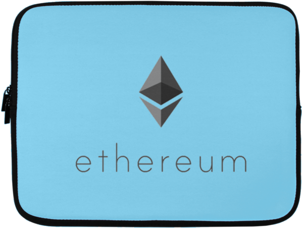 Ethereum Logo - Laptop Sleeve - 13 Inch - Ethereum (600x600), Png Download