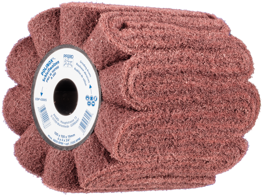 Non Woven Tools - Pferd Polinox -schleifwalze Png-w 100100 A 280 (1084x657), Png Download