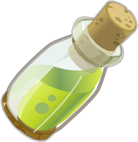 Gutrot Potion - Video Game (500x500), Png Download