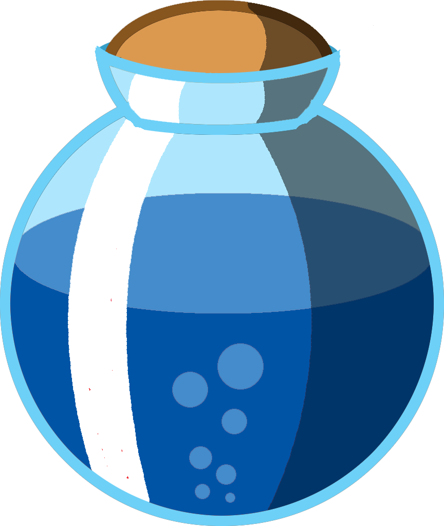 Free Icons Png - Mana Potion Icon (864x1022), Png Download