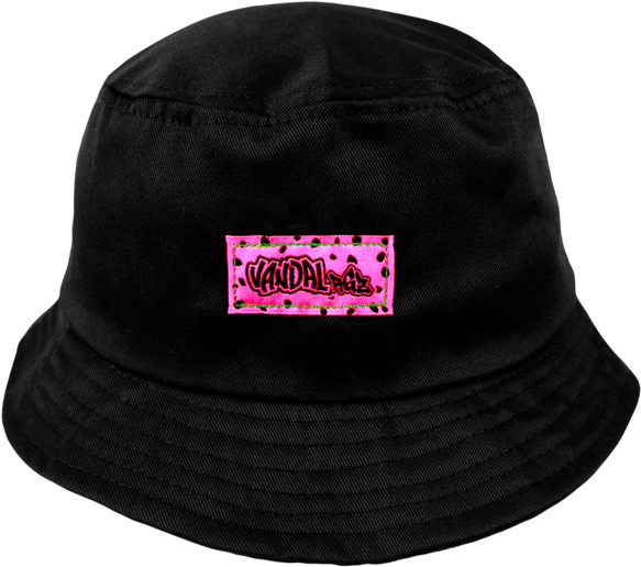 Black Bucket Hat - Fedora (600x600), Png Download